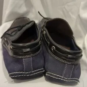 Zara | Shoes | Zara Loafers Slop On Blue Grey Size 95 | Poshmark display picture 1
